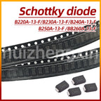 20PCS B220A-13-F B230A-13-F B240A-13-F B250A-13-F B260A-13-F 20V 30V 40V 50V 60V 2A Schottky diode SMA/DO-214AC