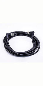 M12 5-Pin Male A-Code Straight Connector Cable, 5M Length, 22 AWG, Molded Ethernet Extension Cord