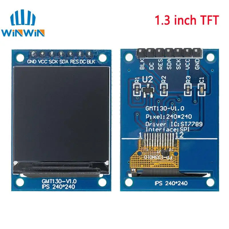 TFT Display 0.96/1.3/1.44/1.77/1.8/2.4/2.8 inch IPS 7P SPI HD 65K TFT Full Color LCD Module ST7735 Drive IC 80*160  For Arduino