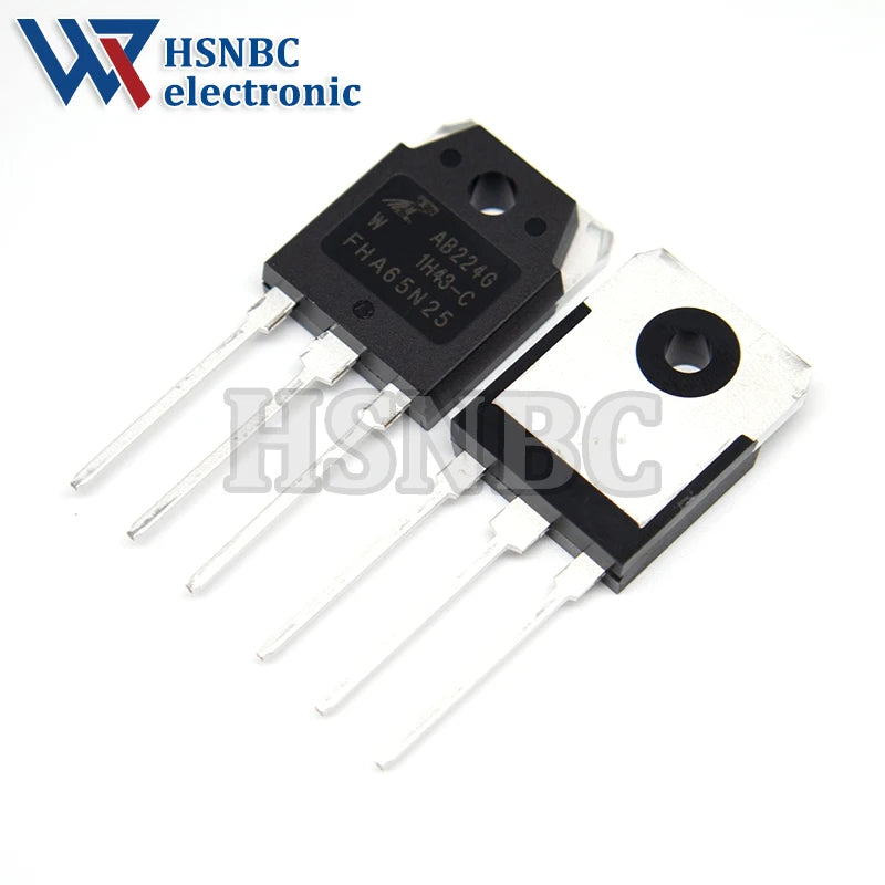 10PCS FHA65N25 65N25 FHA65N25W TO-3P 250V 65A N-channel Power MOSFET Transistor 100% New Original