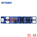 2S 5A/8A 7.4V/8.4V 18650 Lithium Battery Charger Board Li-ion Battery Charging BMS Over Charge-Discharge Protection Module