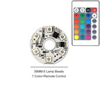 3/5/10PCS Round LED Light Board DC 5V 3W Low Voltage 5730 2835 SMD LEDs 3000K Warm or White 6000K Dimmable Bulb Lamp Panel