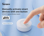 SONOFF SNZB-01P Zigbee Wireless Switch Button Smart Scene Switch Smart Home Voice Control For EWeLink APP Alexa Home Assistant