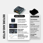 KEBIDU 2.1 Channel Digital Audio Amplifier 200W Bluetooth Audio Amplifier Board Module 12/24V Subwoofer Stereo HiFi Amp Speaker