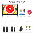 Hot Sale 5inch QLED Quantum Dot Display 800 x 480 Capacitive Touch Screen Support Various Systems with free shipping