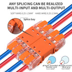 5Pcs Quick Lever Splicing Wire Connectors 2/3/4 Pins CMK642  Compact Plugable Male Female Terminals Universal Blocks