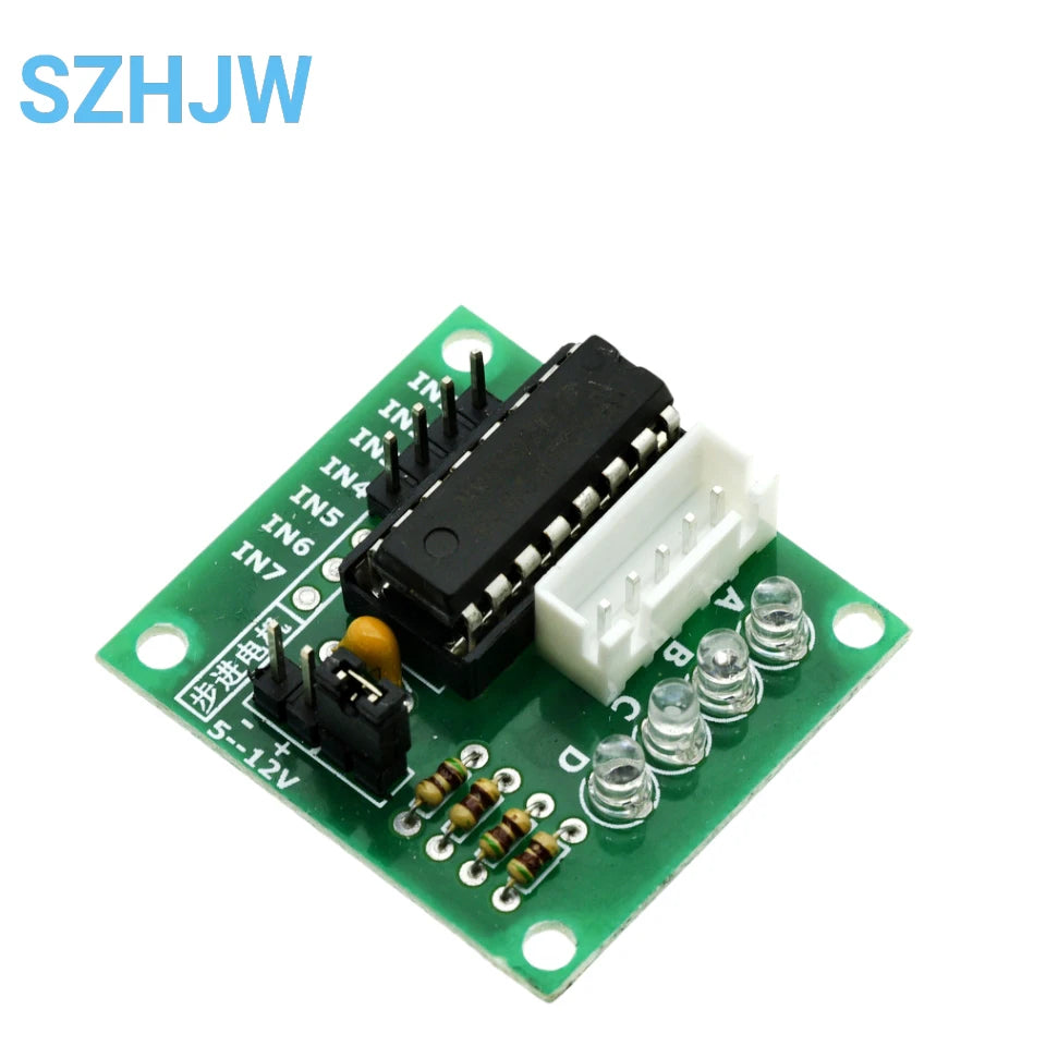 5V 28BYJ-48 Stepper Motor with ULN2003 Driver Board Test Module for Arduino Uno R3 Mega PIC MCU 4-Phase Step Motor DIY Kit