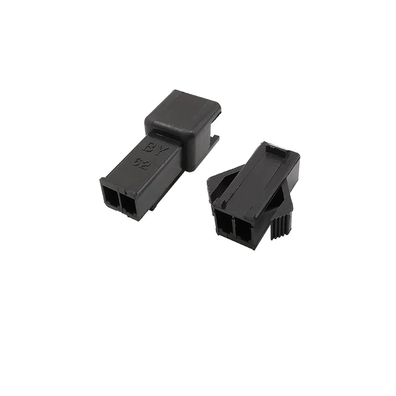 10/20Sets JST SM 2.54mm Pitch 2 Pin Male Female Plug Plastic Housing and Metal Crimping Terminal Connector