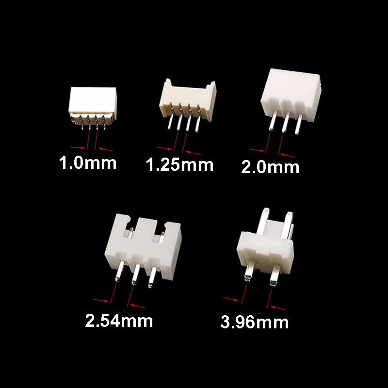 1Pcs SH1.0 / JST 1.25 / PH2.0 / XH2.54 / VH3.96 Male and Female Housing Pin Header Crimp Terminal Adapter JST Connector Kit
