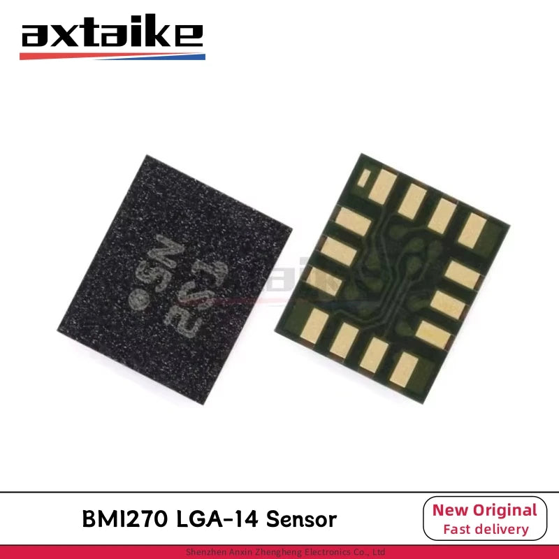 1-5PCS BMI270 LGA-14 6-axis Intelligent Inertial Measurement Unit 16-bit Digital Gyroscope Triaxial Accelerometer Sensor SMD IC