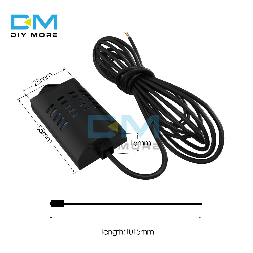 SHT20 Digital Temperature Humidity Sensor Module with Case 1M Extension Cable 0-100%RH -40 -125 C Replacement AM2320 DHT11 DHT22