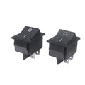 【5-1PCS】Rocker Switch DPST 40A 12V DC 4 Pin 2 Position Switch ON Off Toggle Switch 30A 250V AC 120V T125 KCD2 KCD4 Rocker Swit