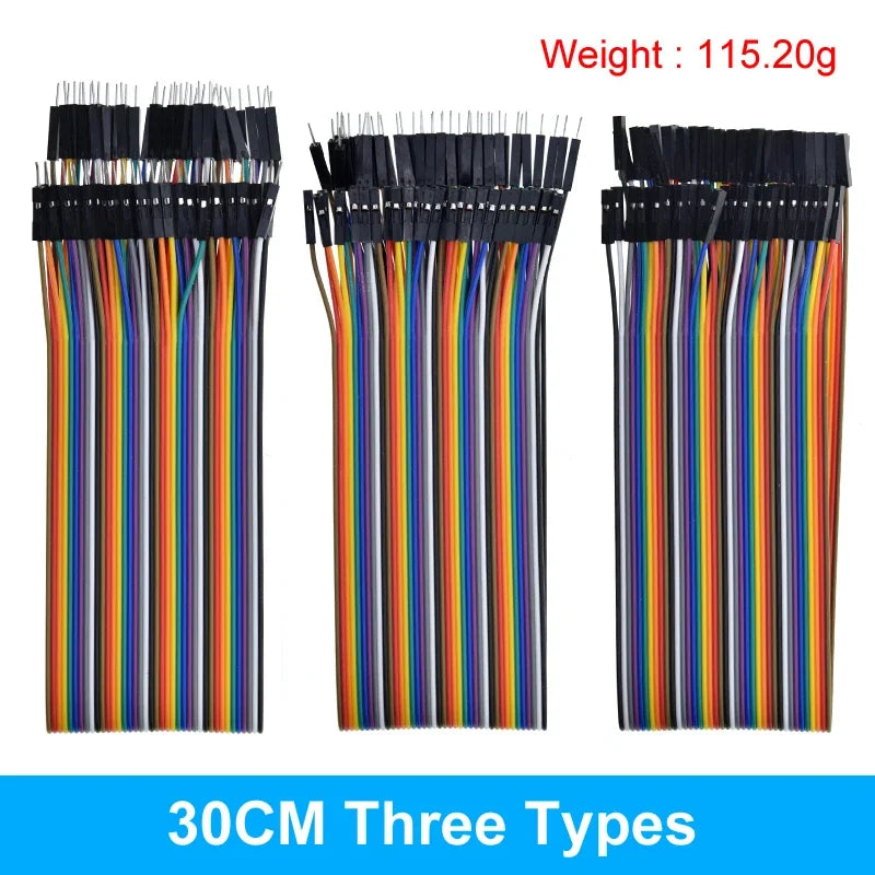 40PIN Cable Dupont Line 10cm 20cm 30cm Male to Male Female to Female Male to FeMale Jumper Dupont Wire Cable For PCB DIY KIT