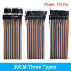 40PIN Cable Dupont Line 10cm 20cm 30cm Male to Male Female to Female Male to FeMale Jumper Dupont Wire Cable For PCB DIY KIT