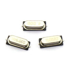 10PCS 4Mhz 6Mhz 8Mhz 12Mhz 11.0592MHZ 14.318MHZ 16MHZ 20MHz 24MHZ 25MHZ SMD Quartz Crystal Resonator Passive Oscillator HC49S