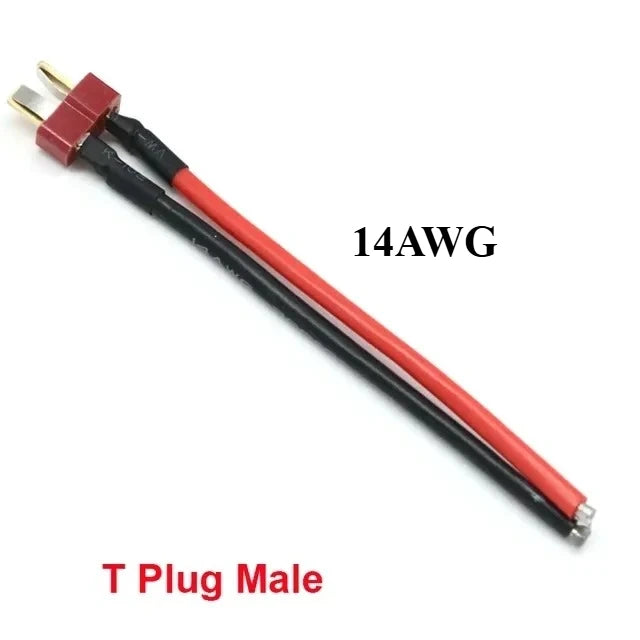 Xt60 Xt30 T Xt90 Mpx Plug Connector Male / Female Connector Plug With 12/14 /16awg Silicone Wire 100mm For Rc Battery Cable