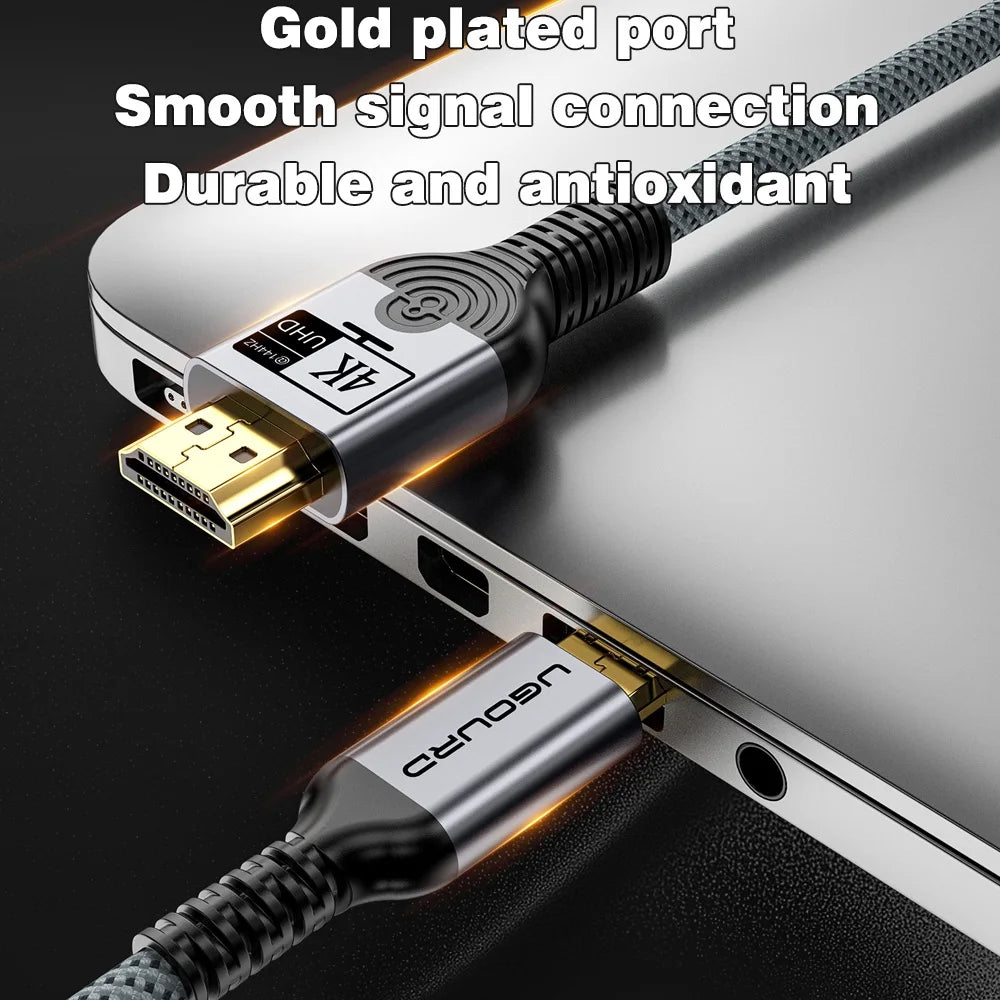 UGOURD 4K 144Hz HDMI to Mini HDMI Cable Bi-Directional Micro/Mini HDMI to HDMI Cable 4K@60Hz for Raspberry Pi Camera DV 2K165Hz