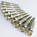 5Pcs BNC Solderless Connector Q9 HD Video Oscilloscope Male Plug Welding Free 75-5 Ohm Monitoring Weldings Cable Connectors