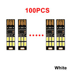 Mini USB LED Night Lamp Dimmable SMD 5730 USB Book Light Touch Control 6 leds Light For Laptop PC Book Reading Table Lamp