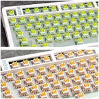 Outemu Silent Peach V2 Switch Lubed Silent Lemon V2 Switches Mechanical Keyboard Linear Tactile 5Pin Paragraph Axis Hot Swap DIY
