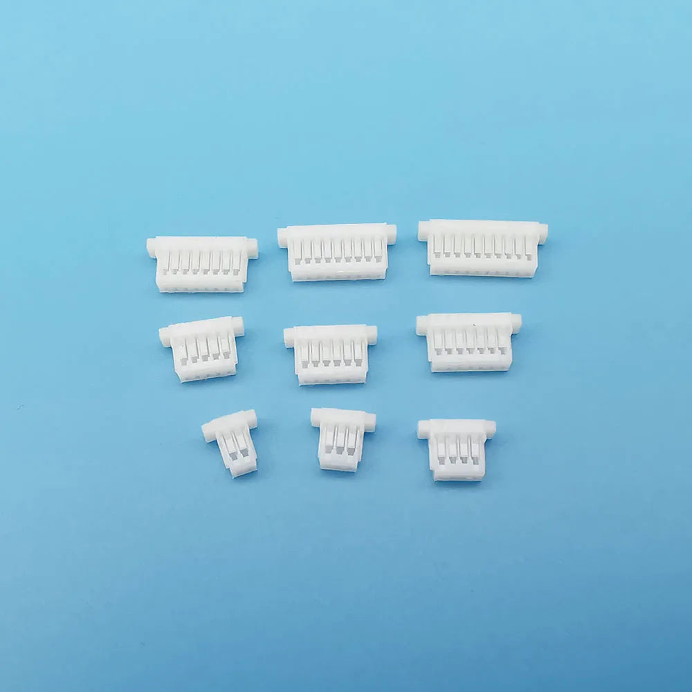 50Pcs JST SH1.0 Connector 2P 3P 4P 5P 6P 7P 8P 9P 10Pin SMT SMD Vertical /Horizontal Type Socket Housing SH 1.0mm