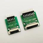 1Pcs 1.0mm to 2.54mm FPC/FFC Adapter Board - Multi-Pin (4-30P) Breakout Board with Straight/Curved Header