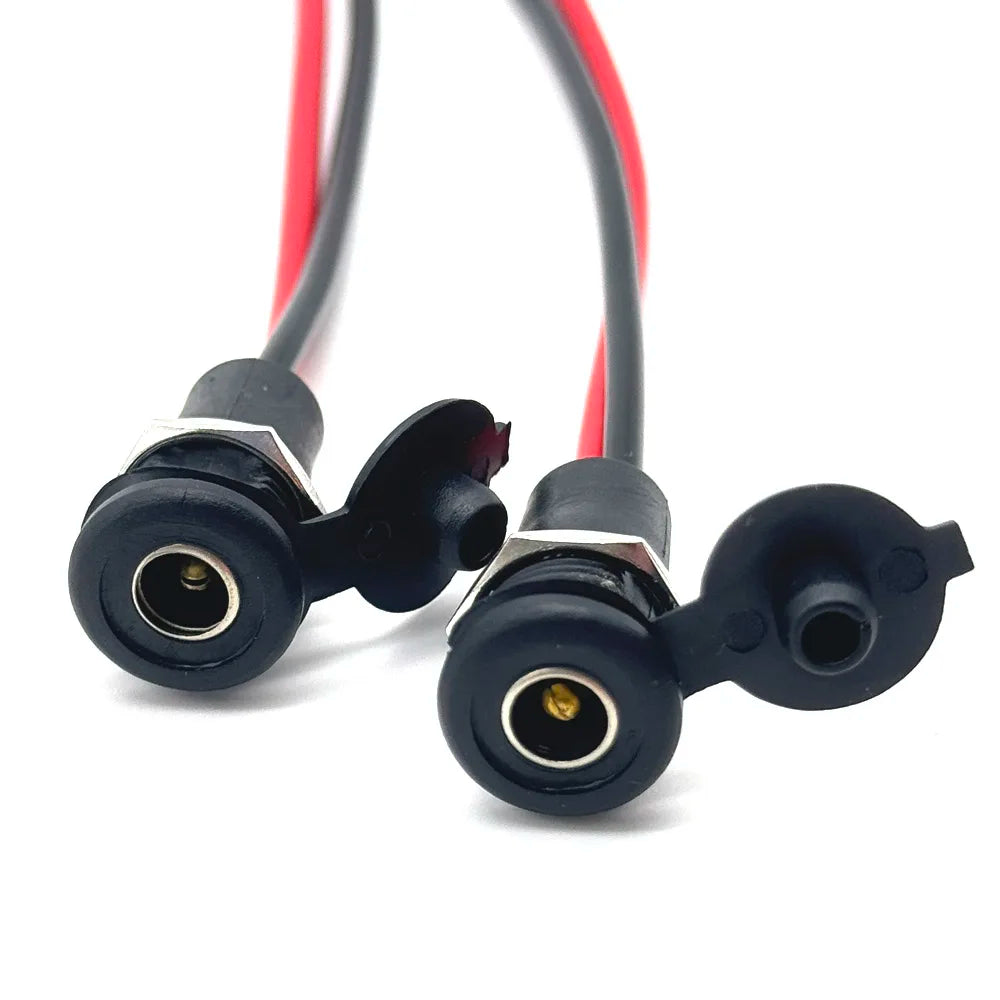 1/3PCS DC 5.5*2.1/5.5*2.5 Power Cable Wire Connector 5521 5525 Charger High Current DC Power Plug Female Socket About 20CM