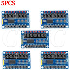 1-10PCS TM1638 Module Key Display For AVR Arduino New 8-Bit Digital LED Tube 8-Bit