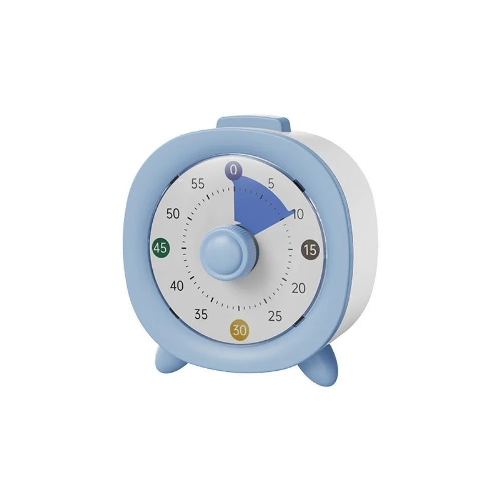 60 Minutes Visual Timer Ultra Silent Visualization Countdown Alarm Clock Self-discipline Round/Square Kitchen Timer