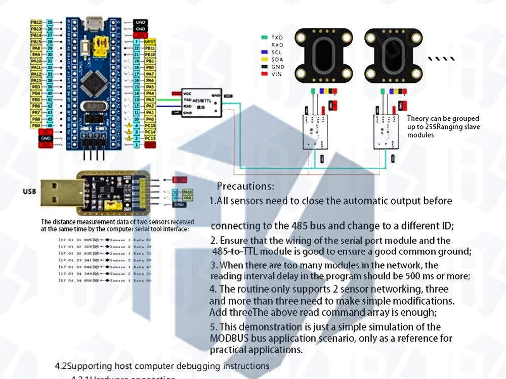 ‌VL6180/VL53L0X/VL53L1X Time-of-Flight (ToF) Laser Distance Sensor – High-Precision Ranging Module (50cm/2m/4m) with MCU