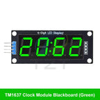 TM1637 LED Display Module for Arduino 4 Digit Tube 7 Segment 0.56 inch Time Clock Indicator Module Red Blue Green Yellow White
