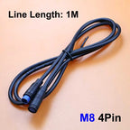 1pcs M6 M8 2 3 4 5 6 Pin Electric Bicycle Butt Joint Plug For Ebike Display Cable Male to Female Waterproof Aviation Connector