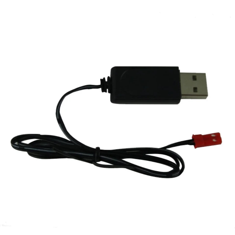 3.7V USB Charging Cable JST SM 1.25 2.0 2.5 3.5 MX2.0 Plug Lithium Battery Charger for RC Aircraft Helicopter Toys Accessories
