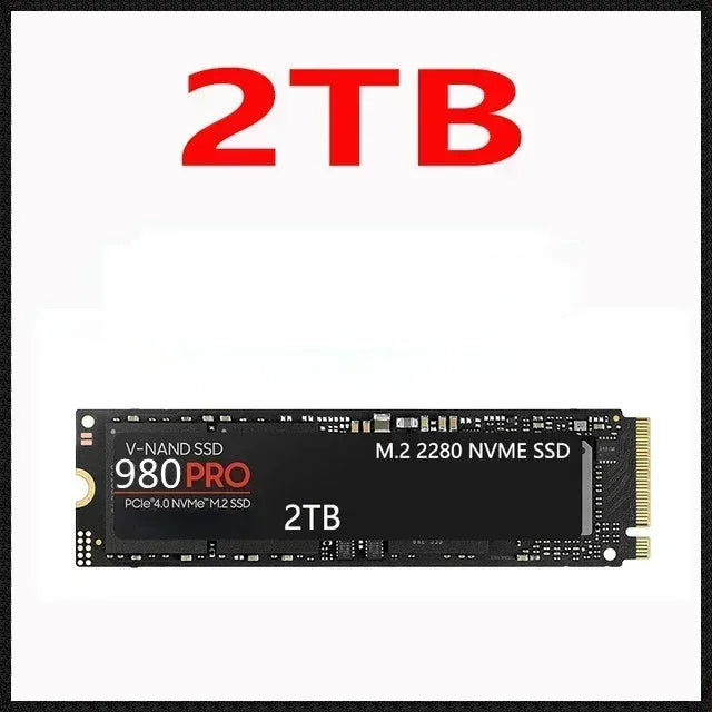 980Pro M.2 2280 NVMe SSD PCIe Gen4.0 X4 3D NAND TLC Hard Drive 1TB 2TB 4TB Storage For PS5 Laptop Desktop Computer