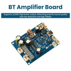 DC 6.6V-8.4V BT Amplifier Board With 2 x 25W Adjustable Tuning And Integrated Charging Type C Bluetooth Amplifier Module