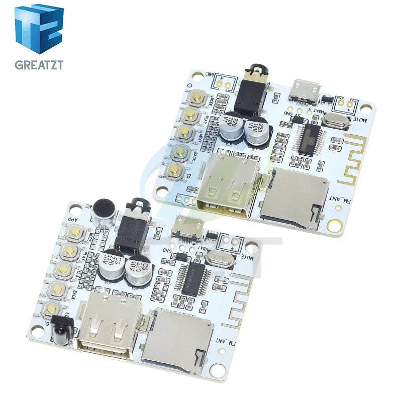 Bluetooth  Audio Receiver board with USB TF card Slot decoding playback preamp output A7-004 5V 2.1 Wireless Stereo Music Module