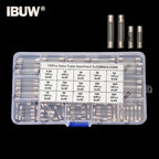 150Pcs 15value 5x20mm 6x30mm Glass Fuse Assorted Kit Box 0.25A 0.5A 1A 2A 3A 5A 8A 10A 15A 20A 30A