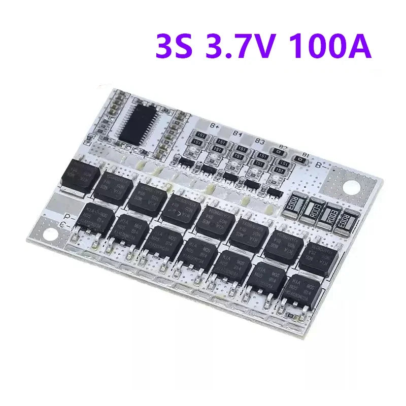 3S/4S/5S Li-ion BMS Protection Board - 100A, 3.7V/12V/16.8V/21V for Lmo Ternary Lithium/Li-polymer, Balance Charging
