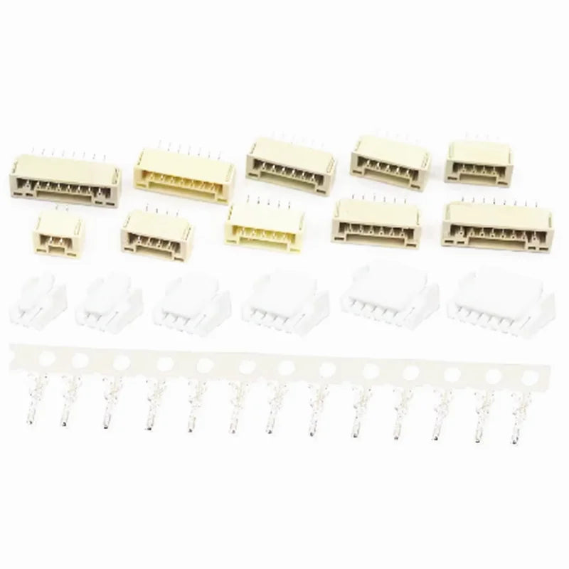 20PCS/LOT JST GH1.25 Connector with Lock GH 1.25mm Socket Pin Header Vertical Horizontal Housing Terminal 2P3P4P5P6P7P-16 Pin