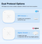 Smart Life Zigbee 24G MmWave Radar Motion Sensor Human Presence Detector Battery Powered Breathing Monitor for Home Automation