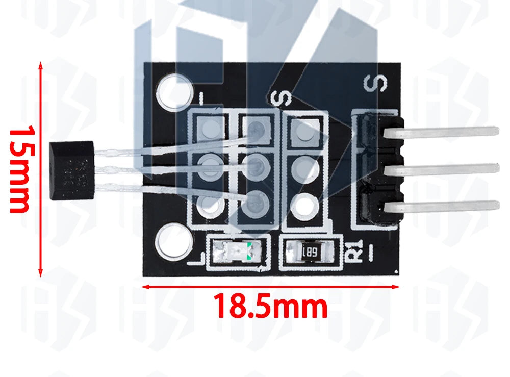 1PCS~20PCS EGBO KY-003 A3144 Standard Hall Magnetic Sensor Module Works  Boards