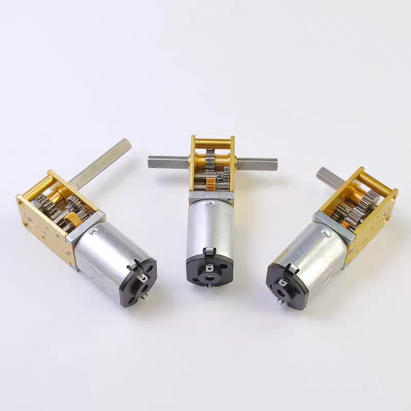 Micro Mini N20 Gear Motor DC 3V 6V 12V 4-381RPM High Torque Metal Electric Gear Reduction Motor Slow Speed Gear Motor Gearbox