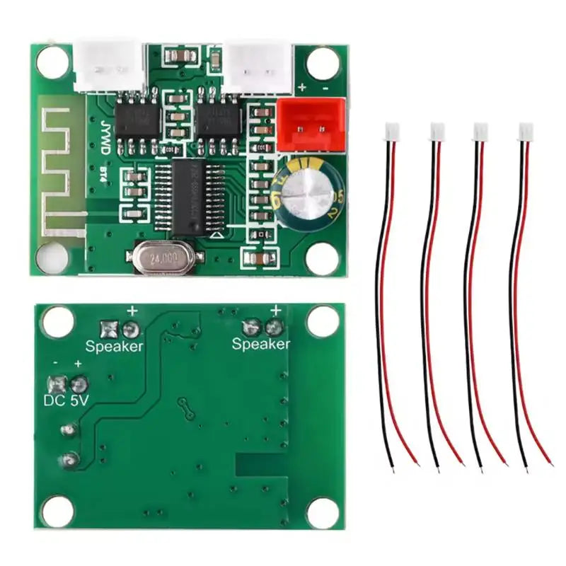 Wireless Bluetooth Audio Amplifier Board Dual Channel 4Ohm 3W Plus 3W DC 3.3V 5V Stereo Module for DIY Audio Speaker Projects