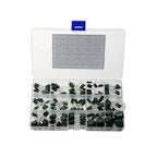 150Pcs 15 Values Polyester Film Capacitor Kit 2A331J 2A471J 2A102J 2A103J 2A223J 2A104J For DIY Soldering PCB Repair