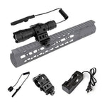 WINDFIRE 940nm IR LED Flashlight, Infrared Flashlight Light, Zoomable Infrared Torch for Hunting, Charger, Pressure Switch - Us
