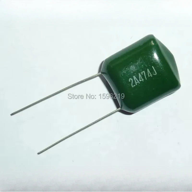 10Pcs/100Pcs Mylar Film Capacitor 100V 2A474J 470nF 0.47uF 2A474 5% Polyester Film Capacitor