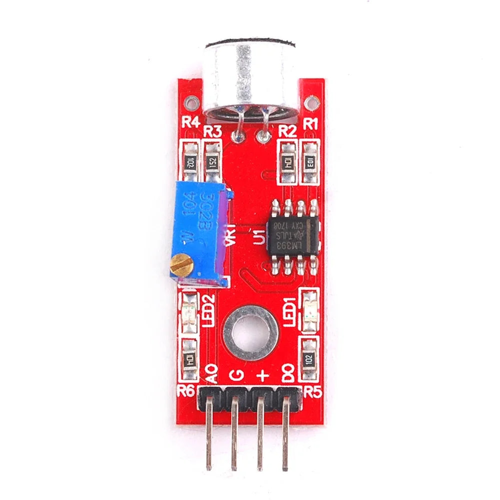 1-10PCS KY-037 High Sensitivity Sound Detection Module DC 4-6V LM393 Microphone Sensor Detection Module For arduino AVR PIC