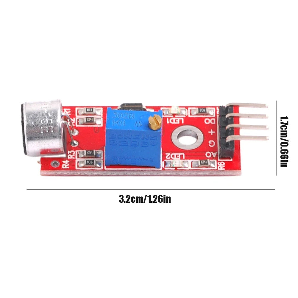 1-10PCS KY-037 High Sensitivity Sound Detection Module DC 4-6V LM393 Microphone Sensor Detection Module For arduino AVR PIC