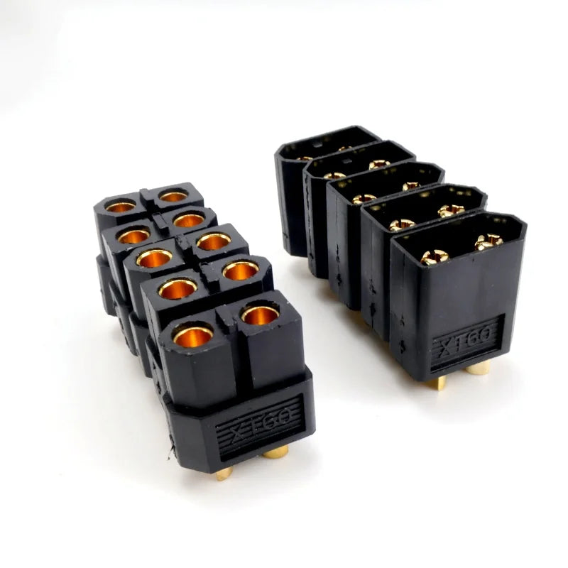 5 Pairs 10 Pcs XT60 Black Male Female Bullet Connectors XT30 XT90 Plug for RC Lipo Battery Drone Airplane Accessories Wholesale