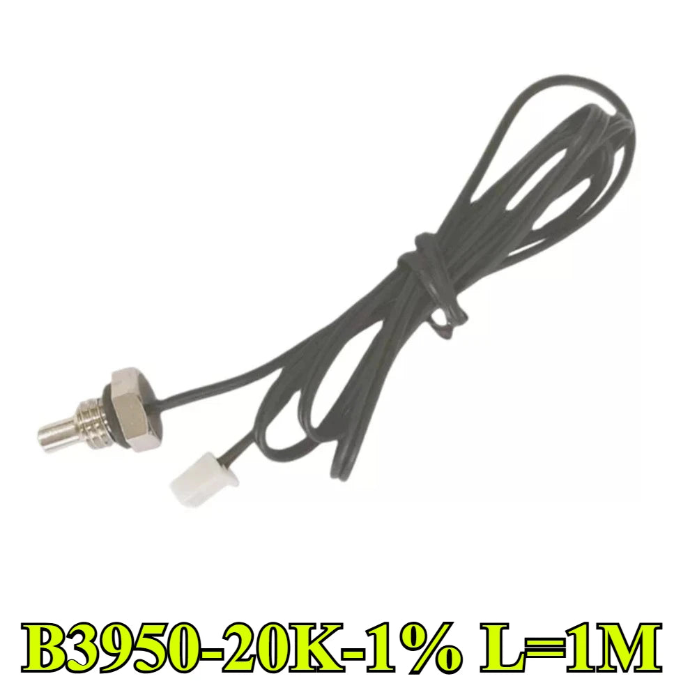 2Pcs/lot NTC Thermistor Temperature Sensor M8 Hexagonal Thread Probe B3950 1% 5K 10K 15K 20K 50K 100K 1M 2M 3M